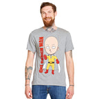 Produktbild One Punch Man - Super Saitama T-Shirt grau