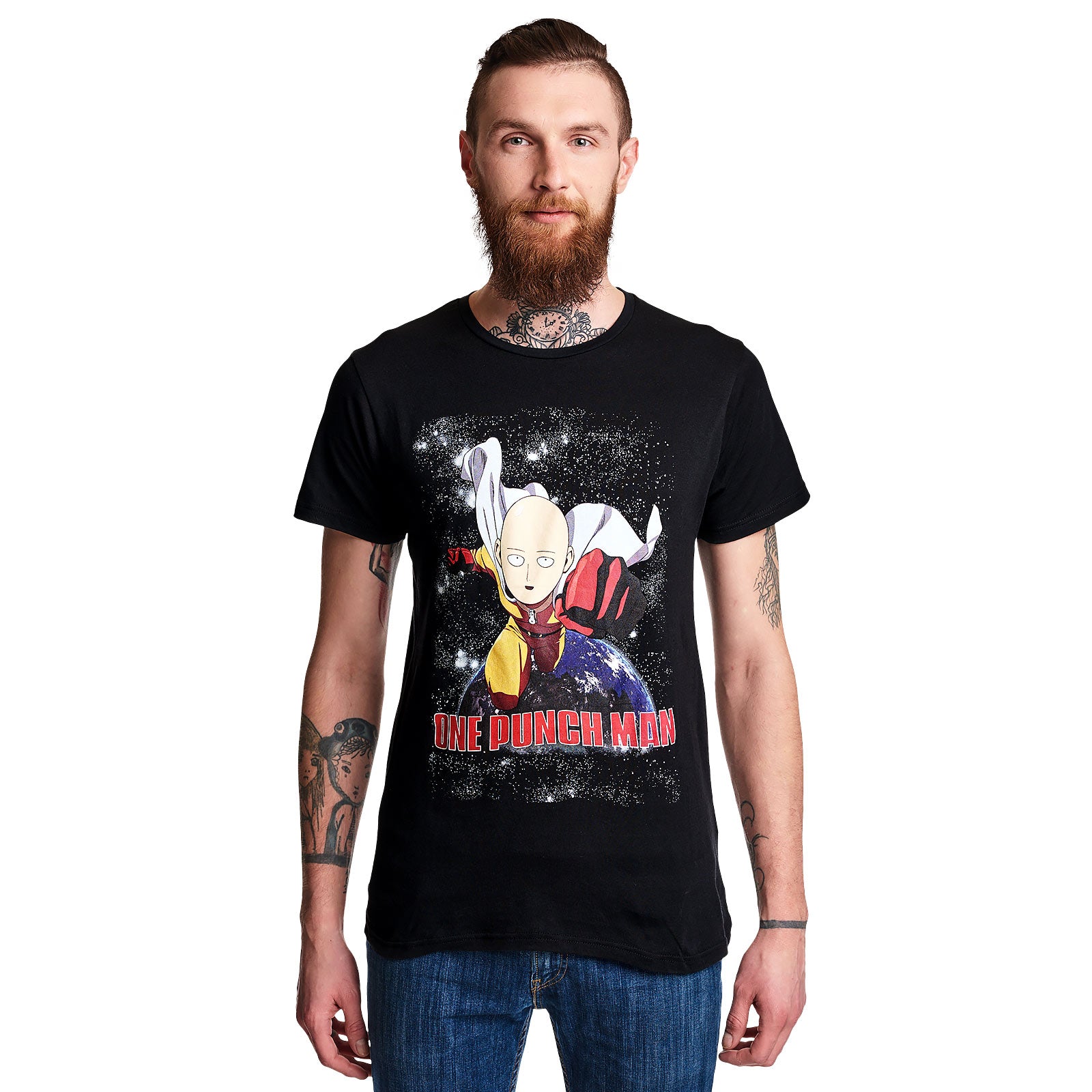Produktbild One Punch Man - Fight T-Shirt schwarz