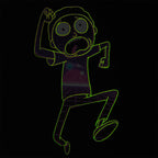 Produktbild Rick and Morty - Neon Morty Glow in the Dark T-Shirt schwarz