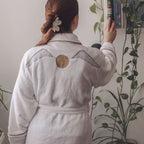 Produktbild Harry Potter - Goldener Schnatz Bademantel Damen weiß