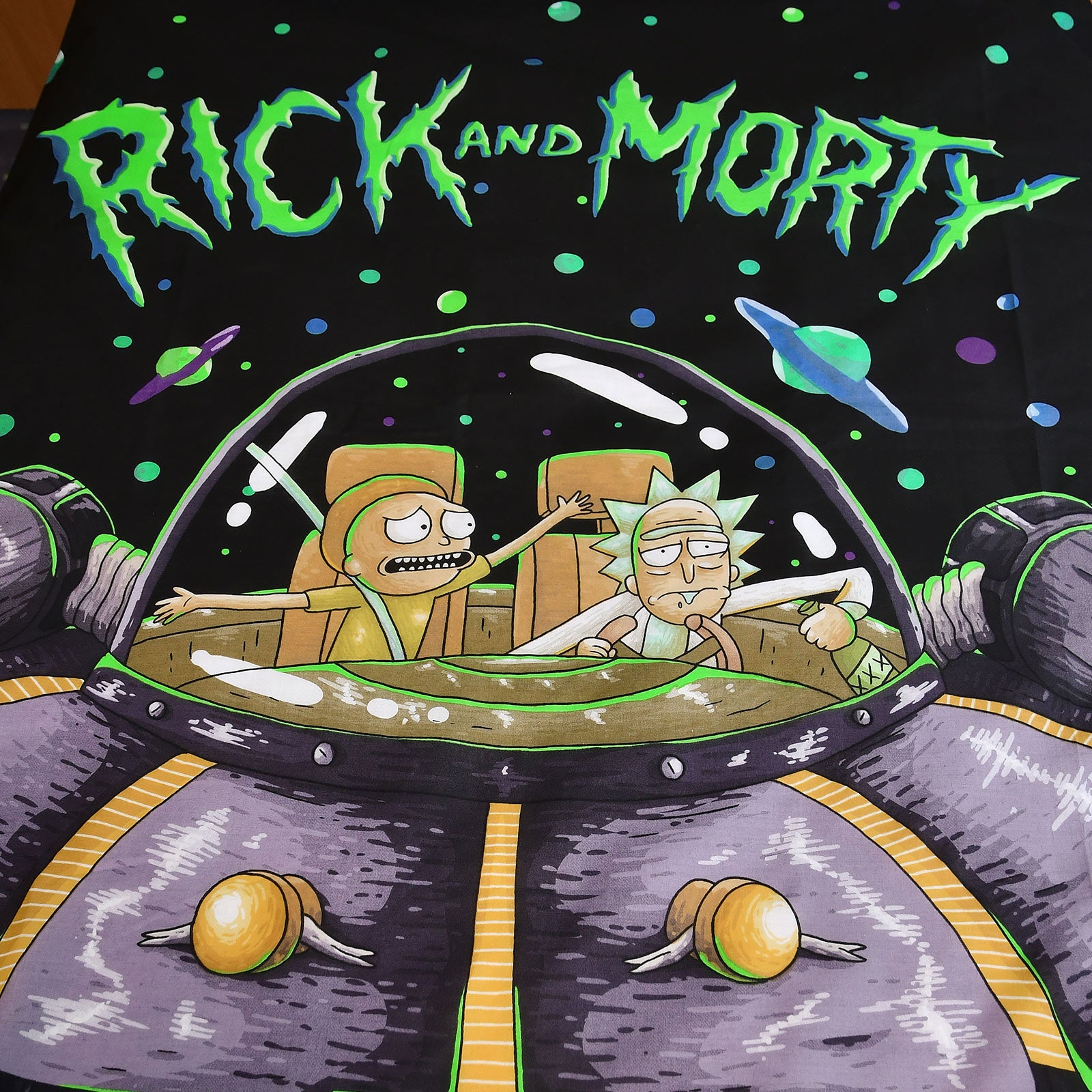Produktbild Rick and Morty - Space Cruiser Wende-Bettwäsche