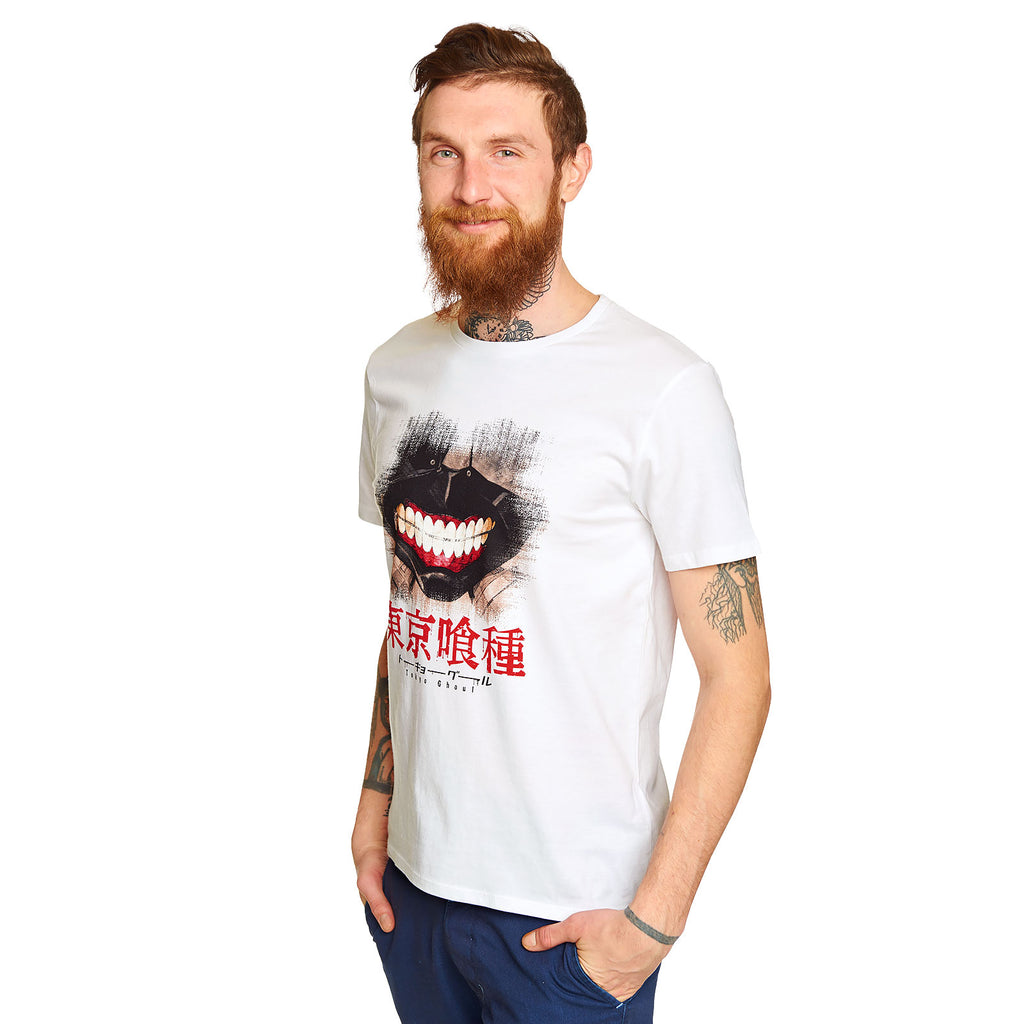 Produktbild Tokyo Ghoul - Kaneki Mask T-Shirt weiß