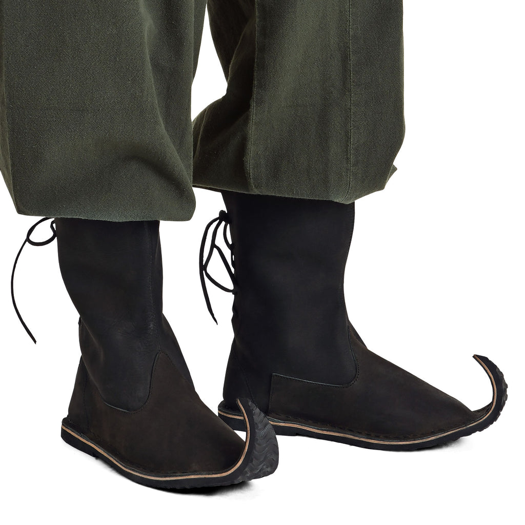 Produktbild Mittelalter Schnabelstiefel schwarz