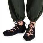 Produktbild Mittelalter Bundschuhe schwarz
