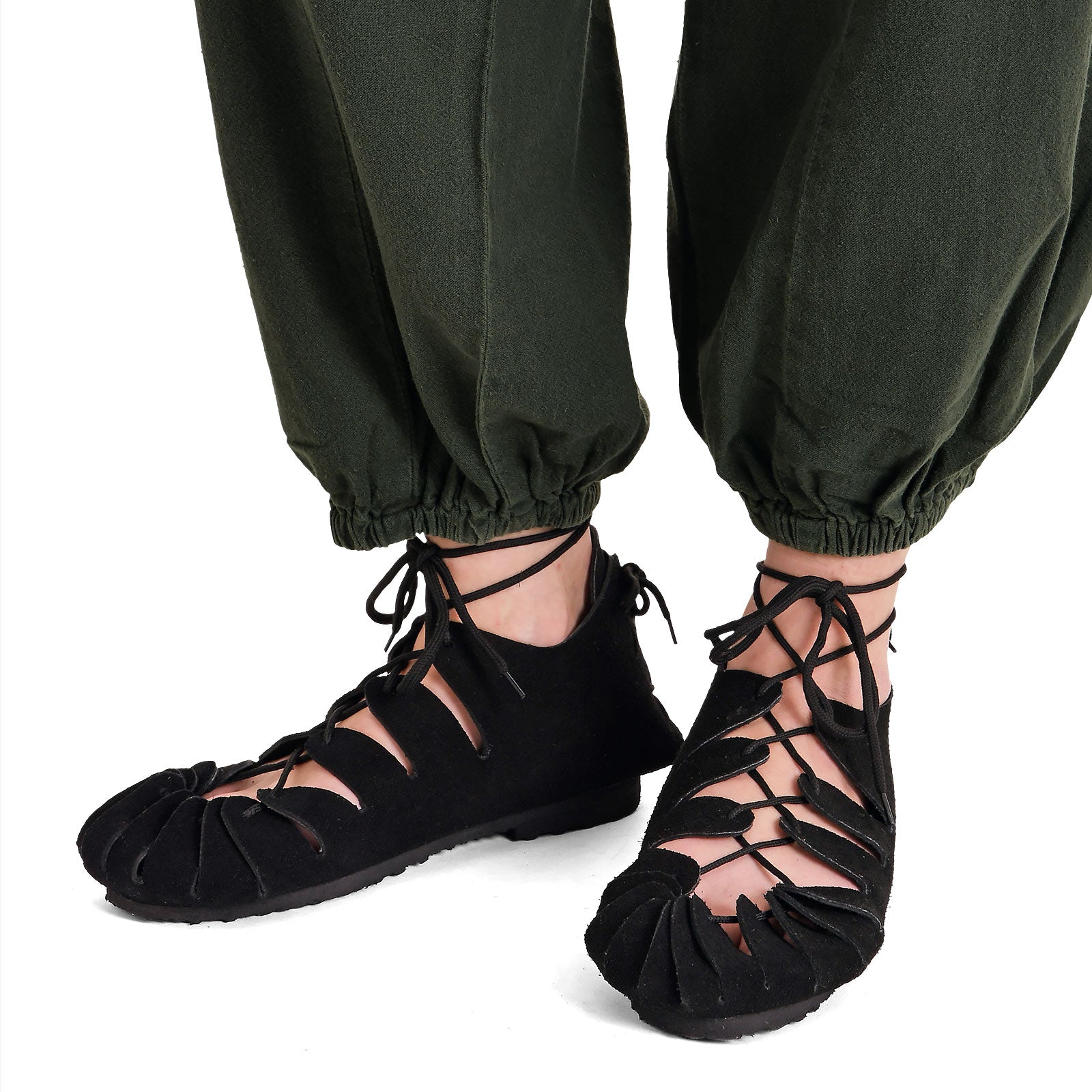 Produktbild Mittelalter Bundschuhe schwarz