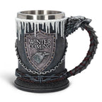 Produktbild Game of Thrones - Stark Wappen Krug deluxe