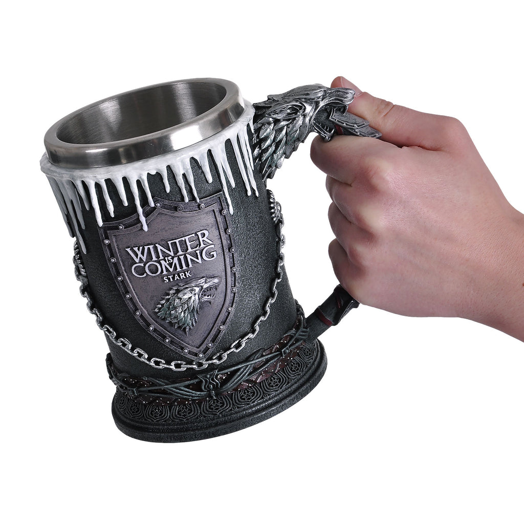Produktbild Game of Thrones - Stark Wappen Krug deluxe