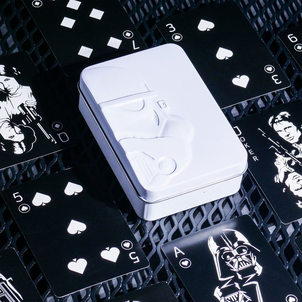 Produktbild Star Wars - Stormtrooper Spielkarten in Metallbox
