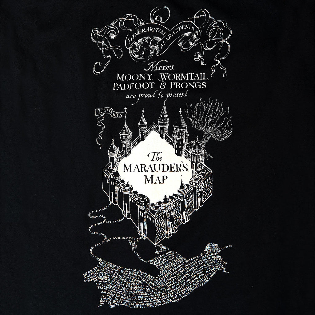 Produktbild Harry Potter - Karte des Rumtreibers T-Shirt schwarz