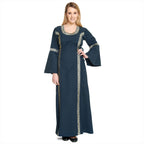 Produktbild Mittelalter Kleid Reinhild blau
