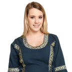 Produktbild Mittelalter Kleid Reinhild blau