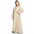Produktbild Mittelalter Langarmkleid beige