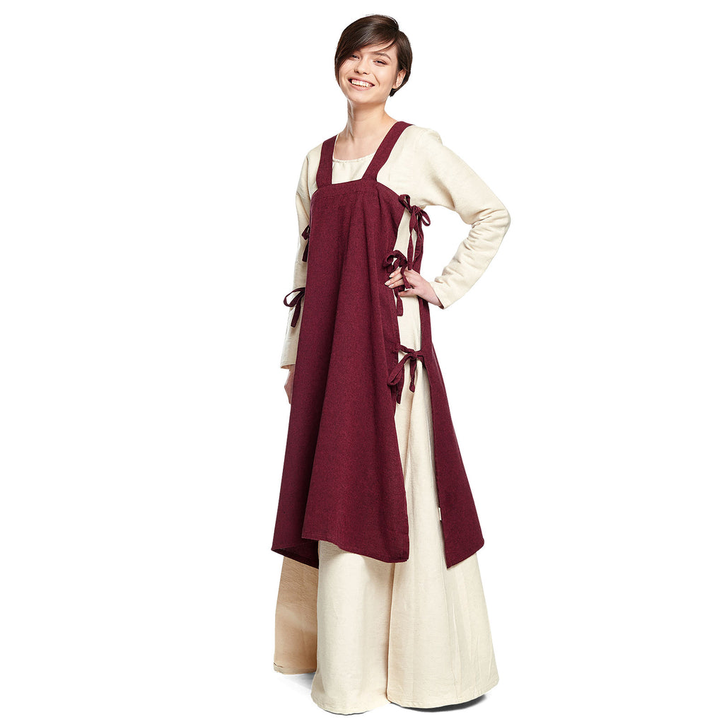Produktbild Mittelalter Überkleid Hildegard rot