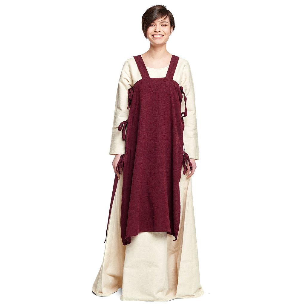 Produktbild Mittelalter Überkleid Hildegard rot