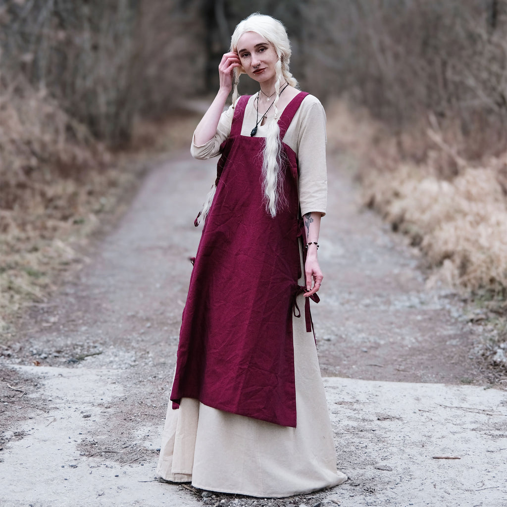 Produktbild Mittelalter Überkleid Hildegard rot