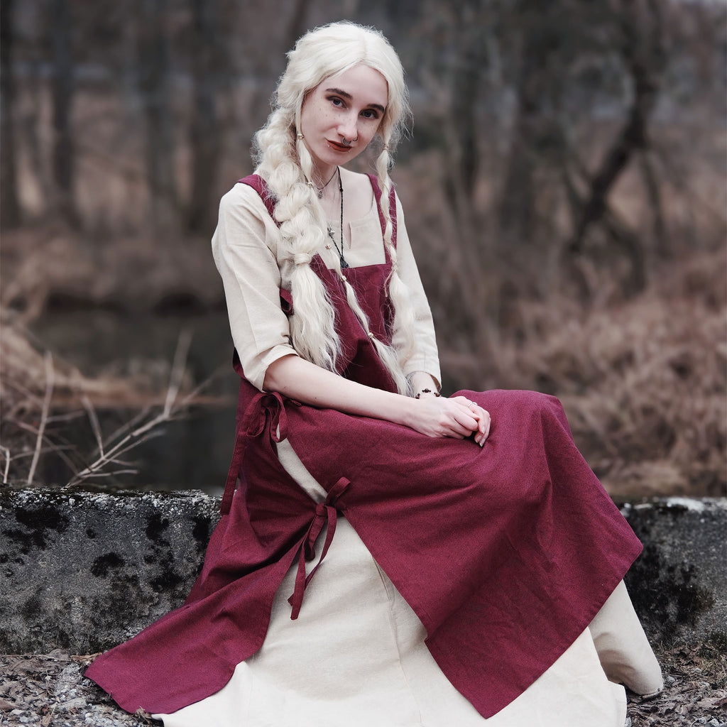 Produktbild Mittelalter Überkleid Hildegard rot