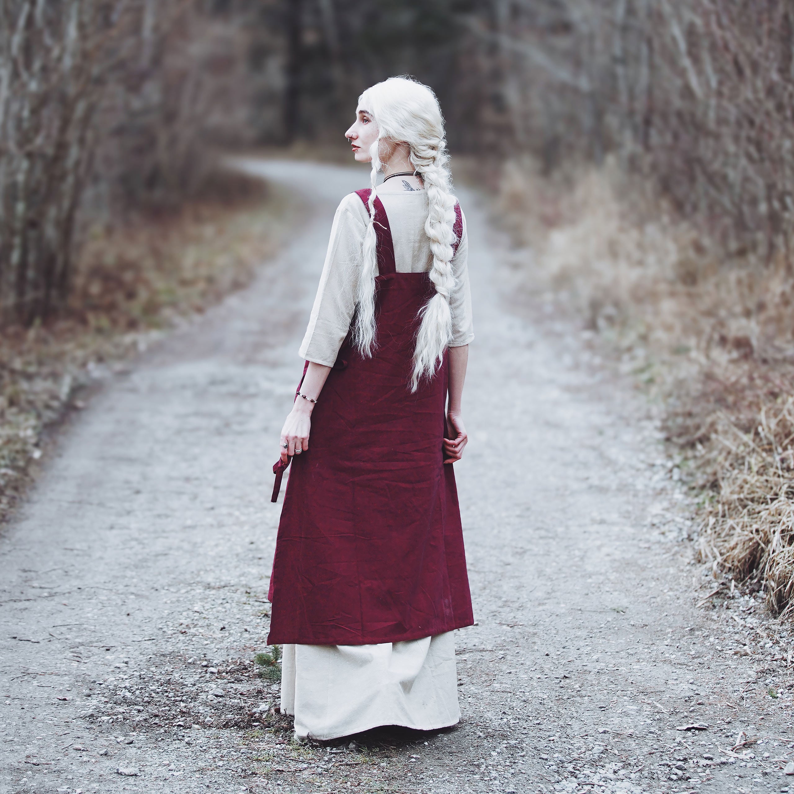 Produktbild Mittelalter Überkleid Hildegard rot