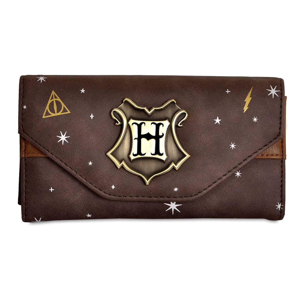 Produktbild Harry Potter - Hogwarts Metall Wappen Geldbörse
