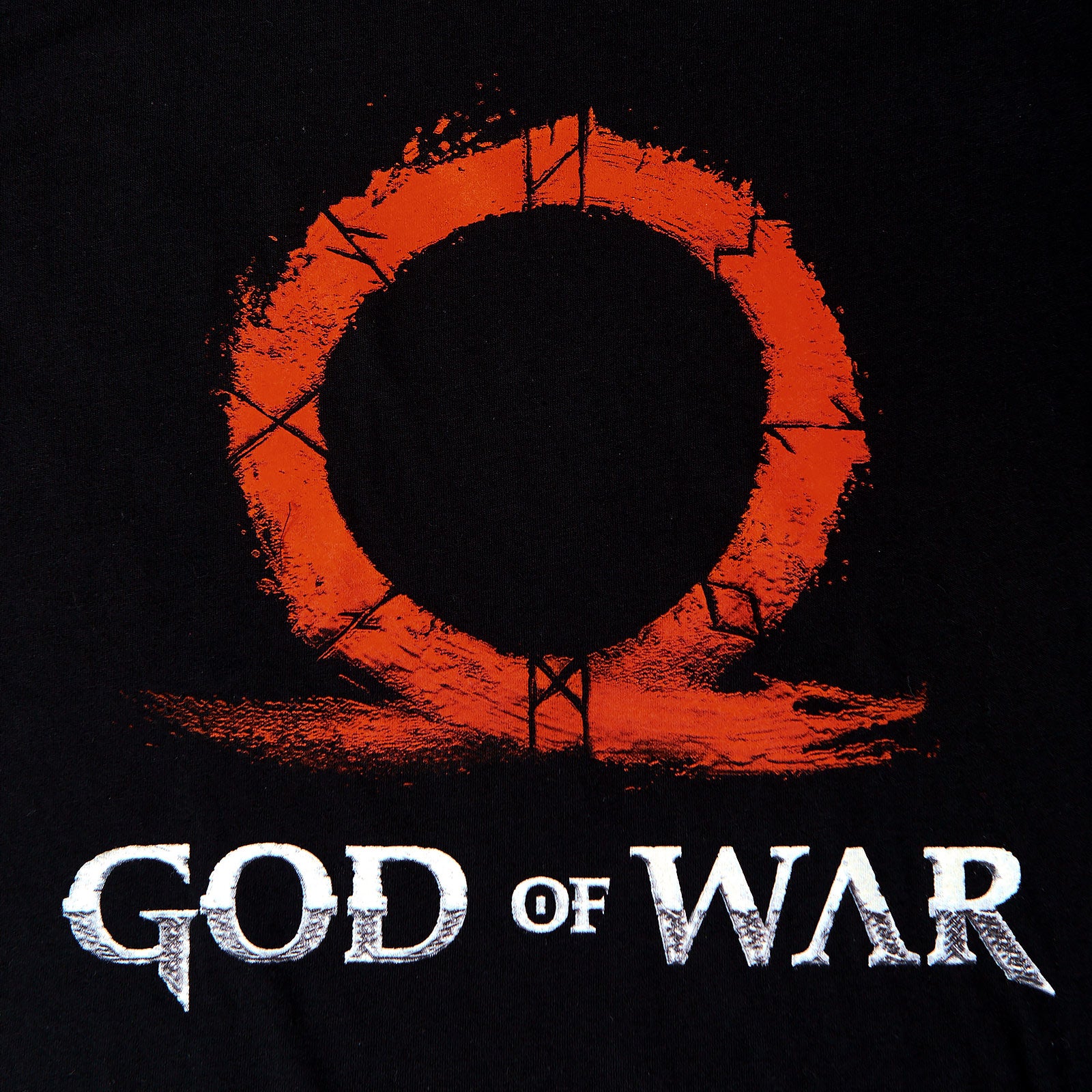 Produktbild God of War - Red Logo T-Shirt schwarz