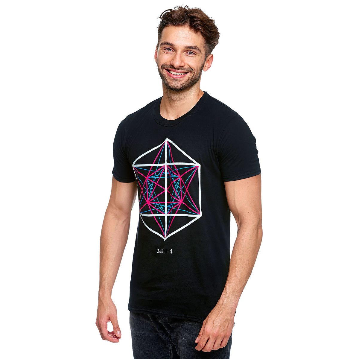 Produktbild Dungeons & Dragons - 2d10 + 4 Symbol T-Shirt schwarz