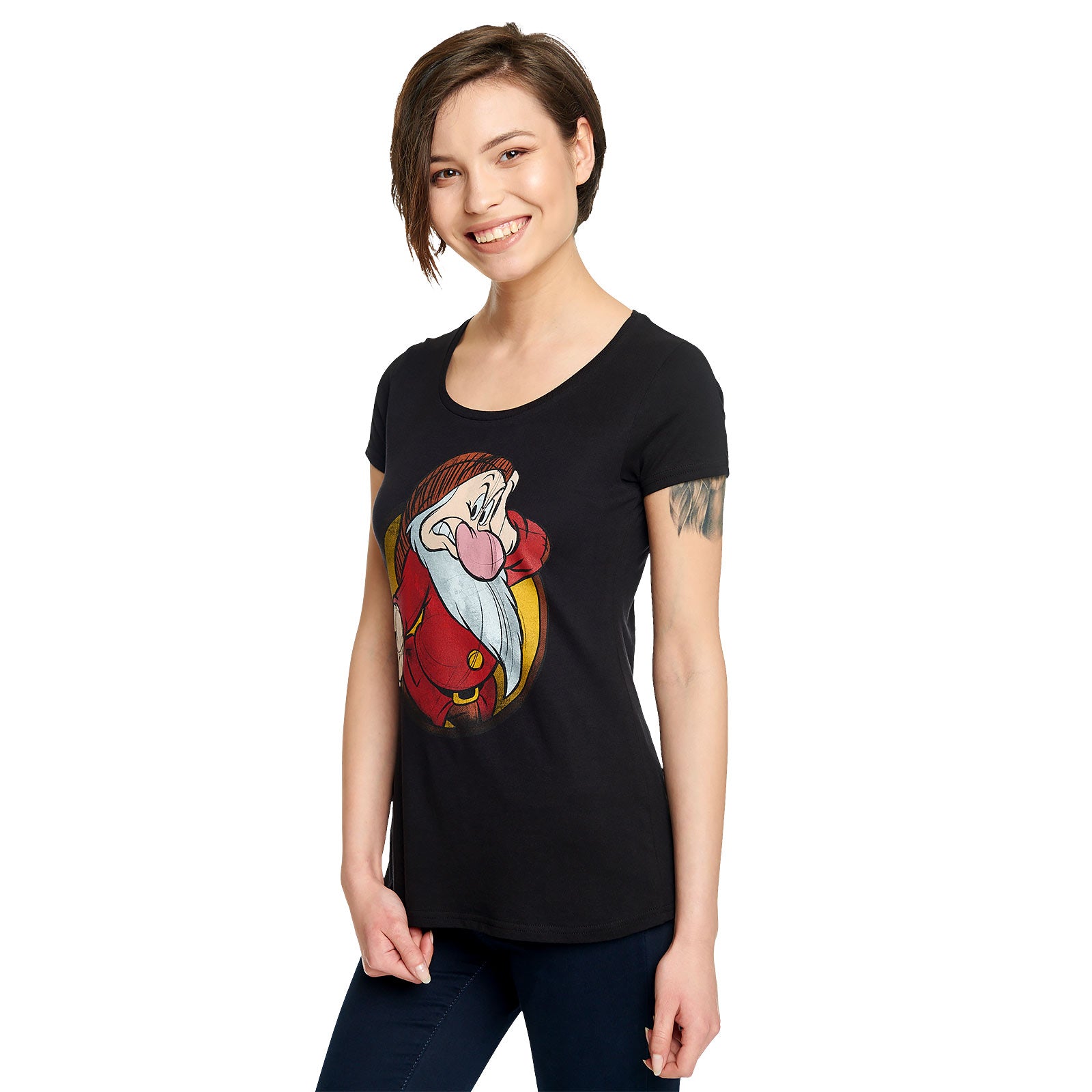 Produktbild Schneewittchen - Brummbär T-Shirt Damen schwarz