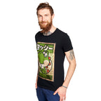 Produktbild Super Mario - Yoshi Propaganda Poster T-Shirt schwarz