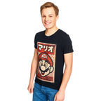 Produktbild Super Mario Propaganda Poster T-Shirt schwarz