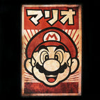 Produktbild Super Mario Propaganda Poster T-Shirt schwarz