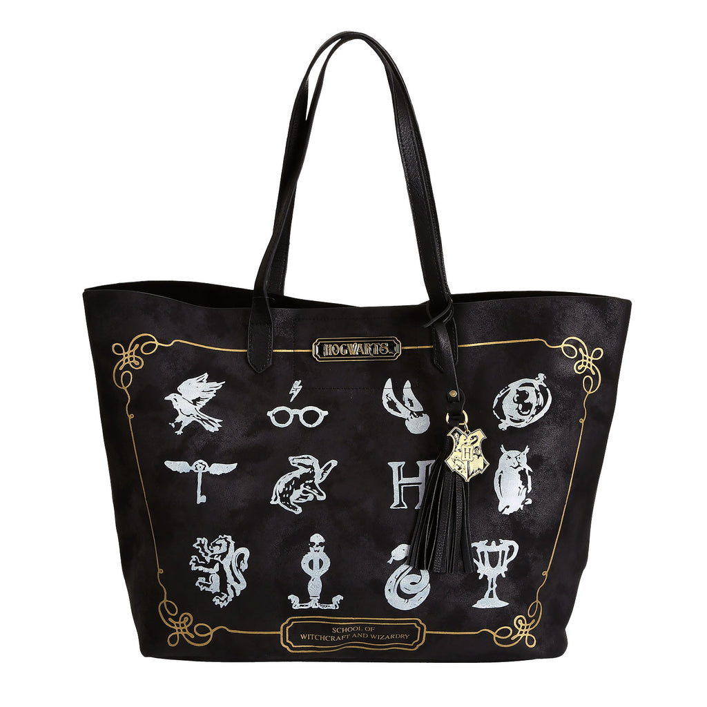 Produktbild Harry Potter - Hogwarts Symbols Shopper Tasche