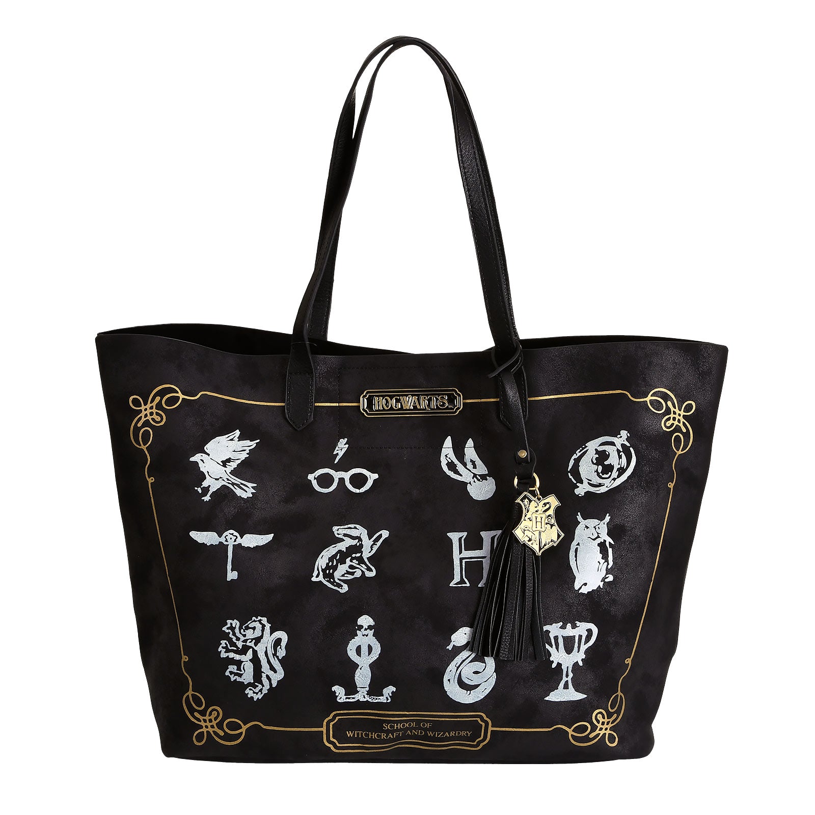Produktbild Harry Potter - Hogwarts Symbols Shopper Tasche
