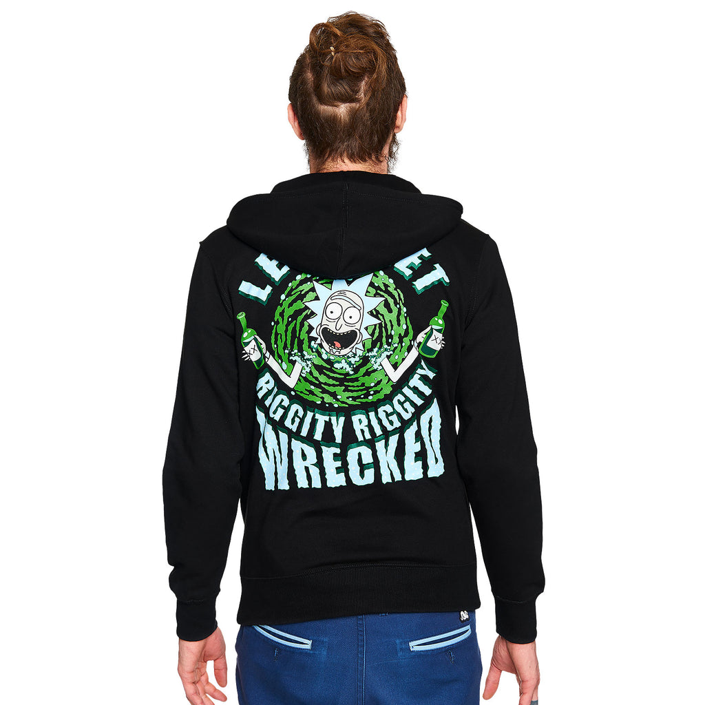 Produktbild Rick and Morty - Riggity Wrecked Kapuzenjacke schwarz