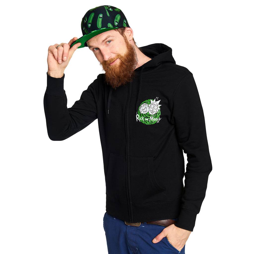 Produktbild Rick and Morty - Riggity Wrecked Kapuzenjacke schwarz