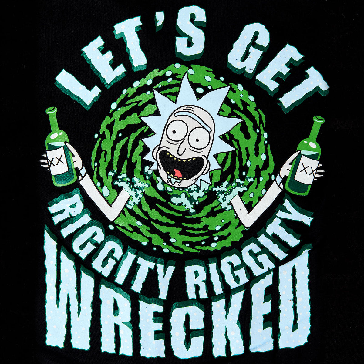 Produktbild Rick and Morty - Riggity Wrecked Kapuzenjacke schwarz