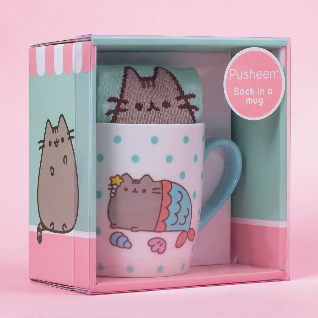 Produktbild Pusheen - Mermaid Socken und Tasse