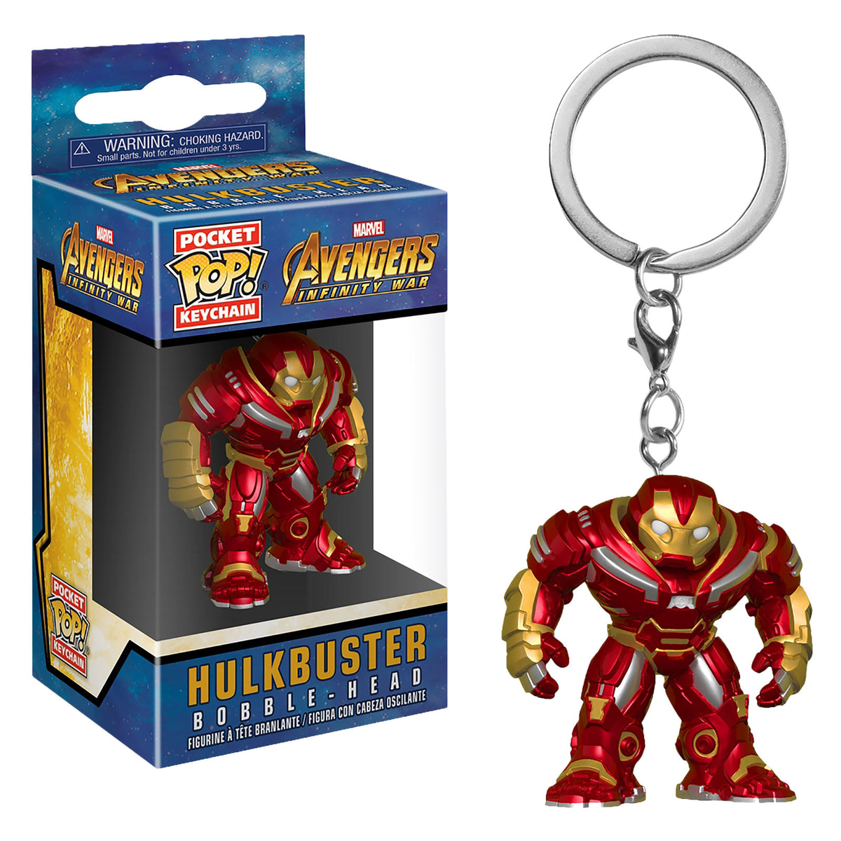 Produktbild Avengers - Hulkbuster Infinity War Funko Pop Schlüsselanhänger