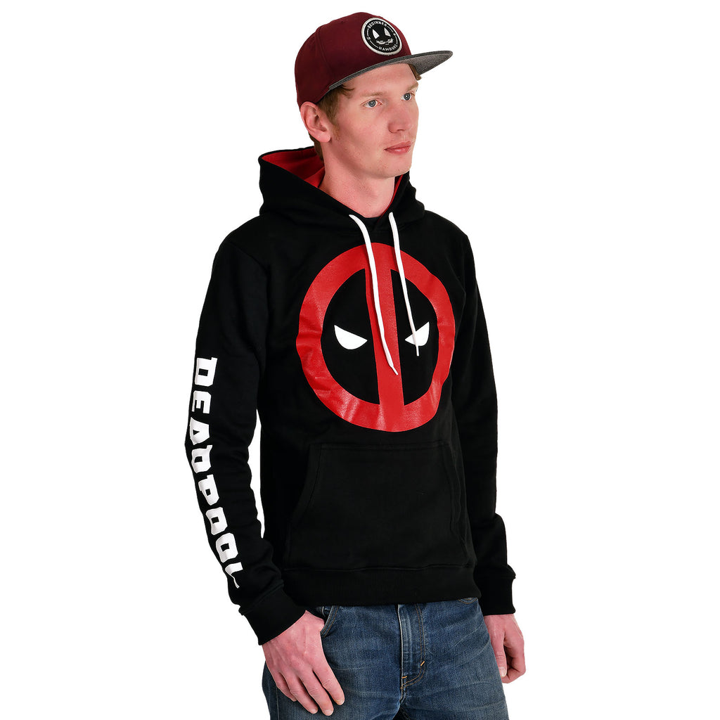 Produktbild Deadpool - Eyes Logo Hoodie schwarz