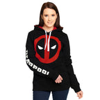 Produktbild Deadpool - Eyes Logo Hoodie schwarz