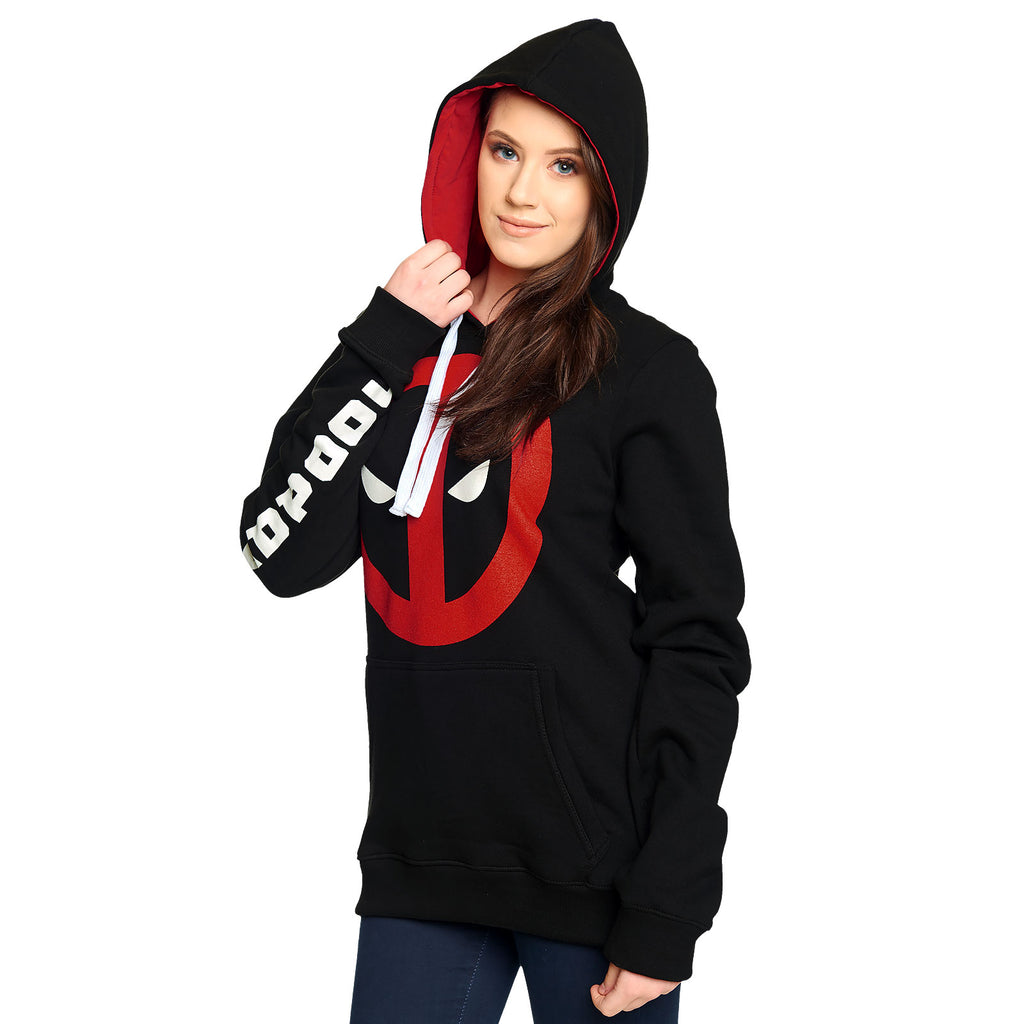 Produktbild Deadpool - Eyes Logo Hoodie schwarz