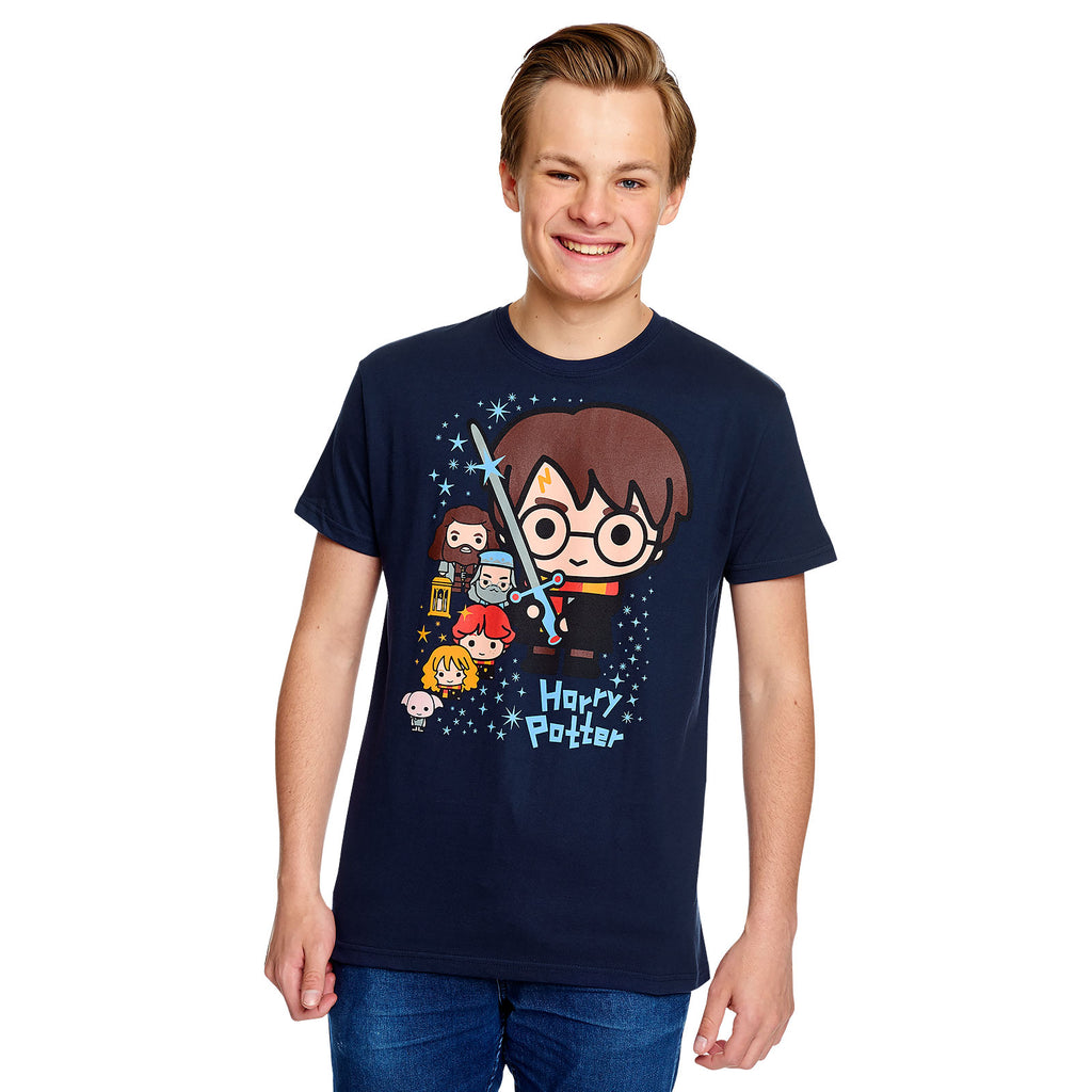 Produktbild Harry Potter And Friends Chibi T-Shirt blau