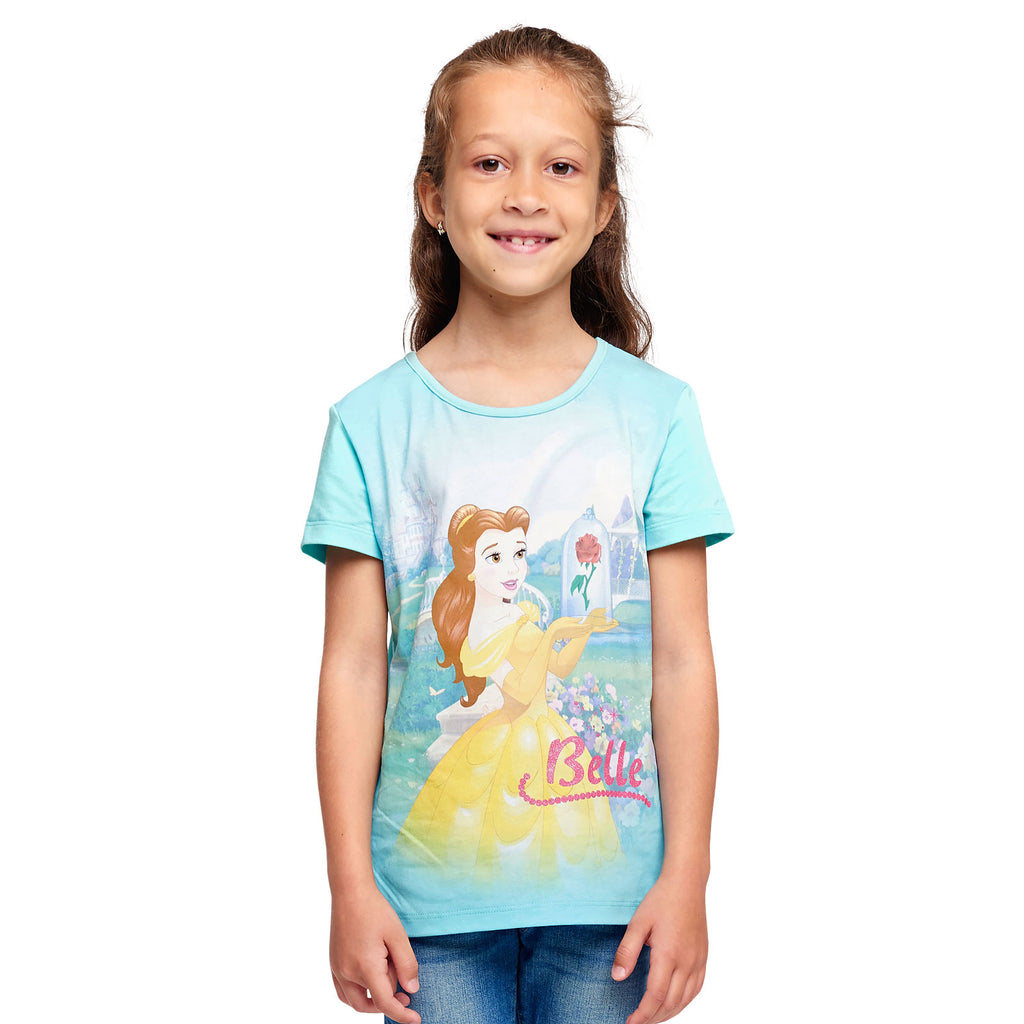 Produktbild Die Schöne und das Biest - Belle T-Shirt Kinder türkis