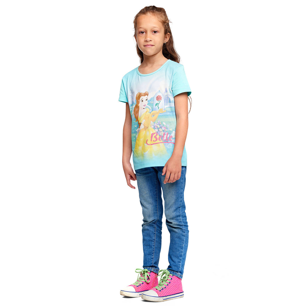 Produktbild Die Schöne und das Biest - Belle T-Shirt Kinder türkis