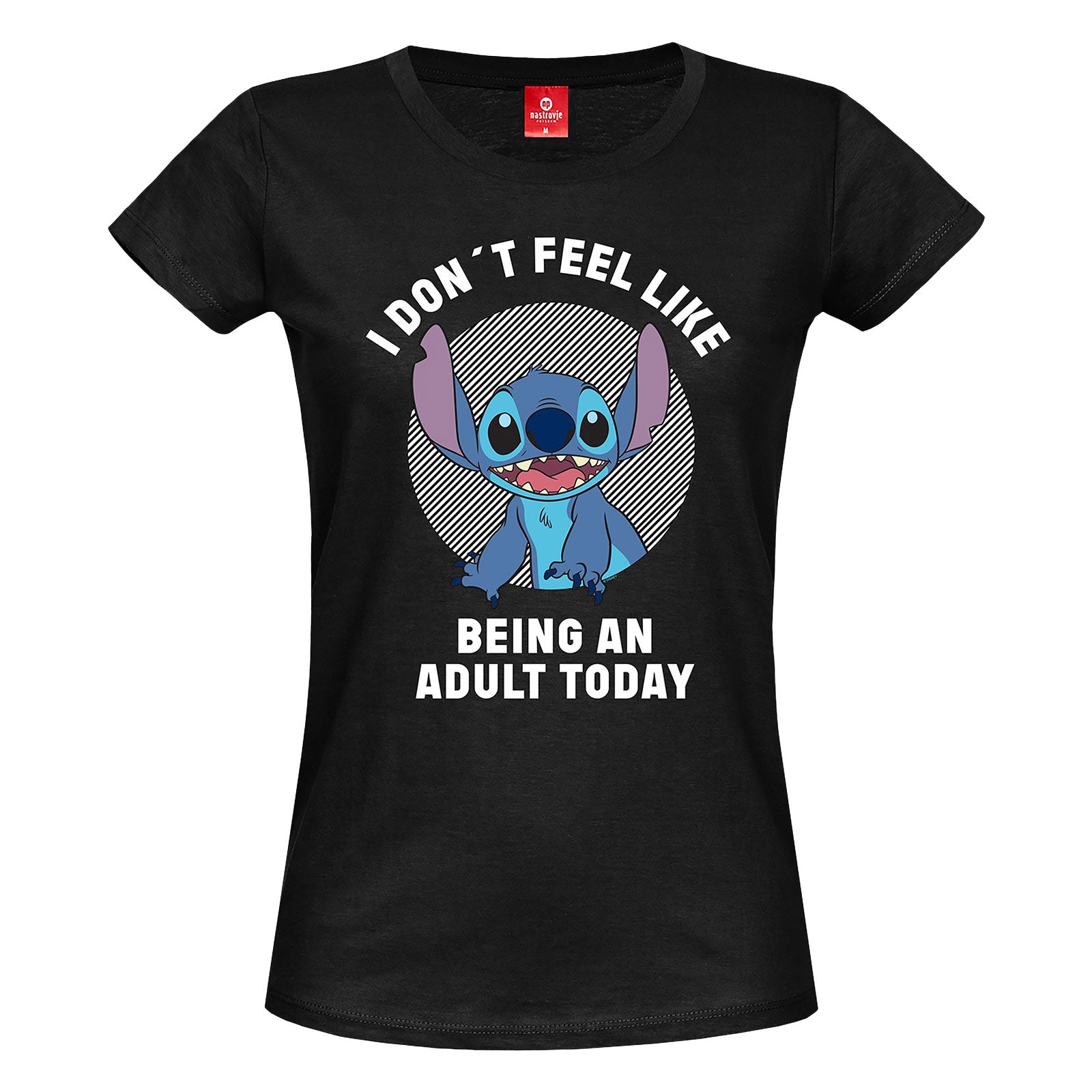 Produktbild Lilo & Stitch - No Adult T-Shirt Damen schwarz