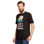Produktbild Minions - No Adult Today T-Shirt schwarz