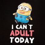 Produktbild Minions - No Adult Today T-Shirt schwarz