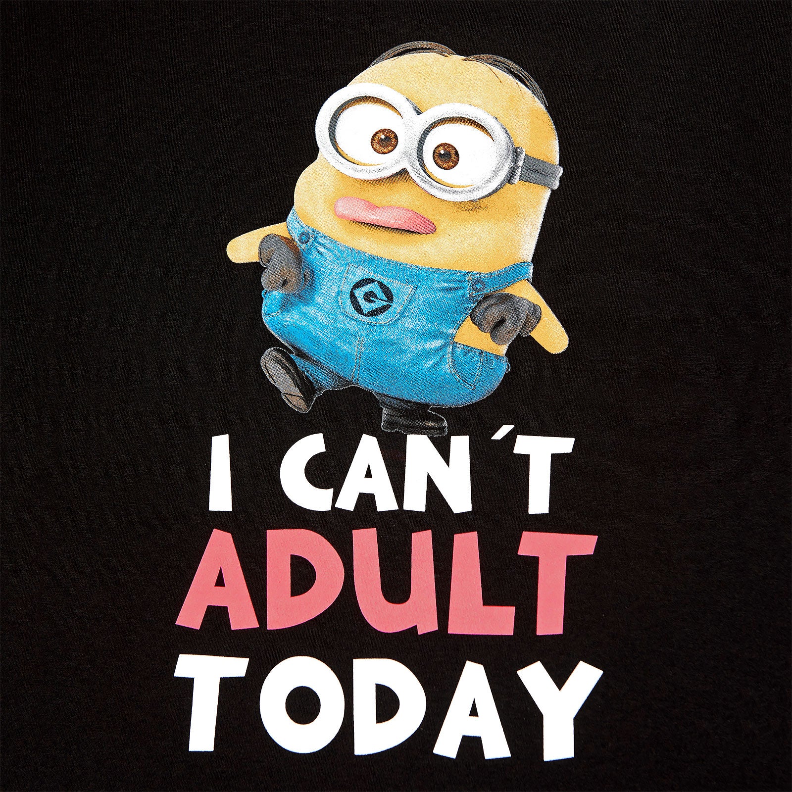 Produktbild Minions - No Adult Today T-Shirt schwarz