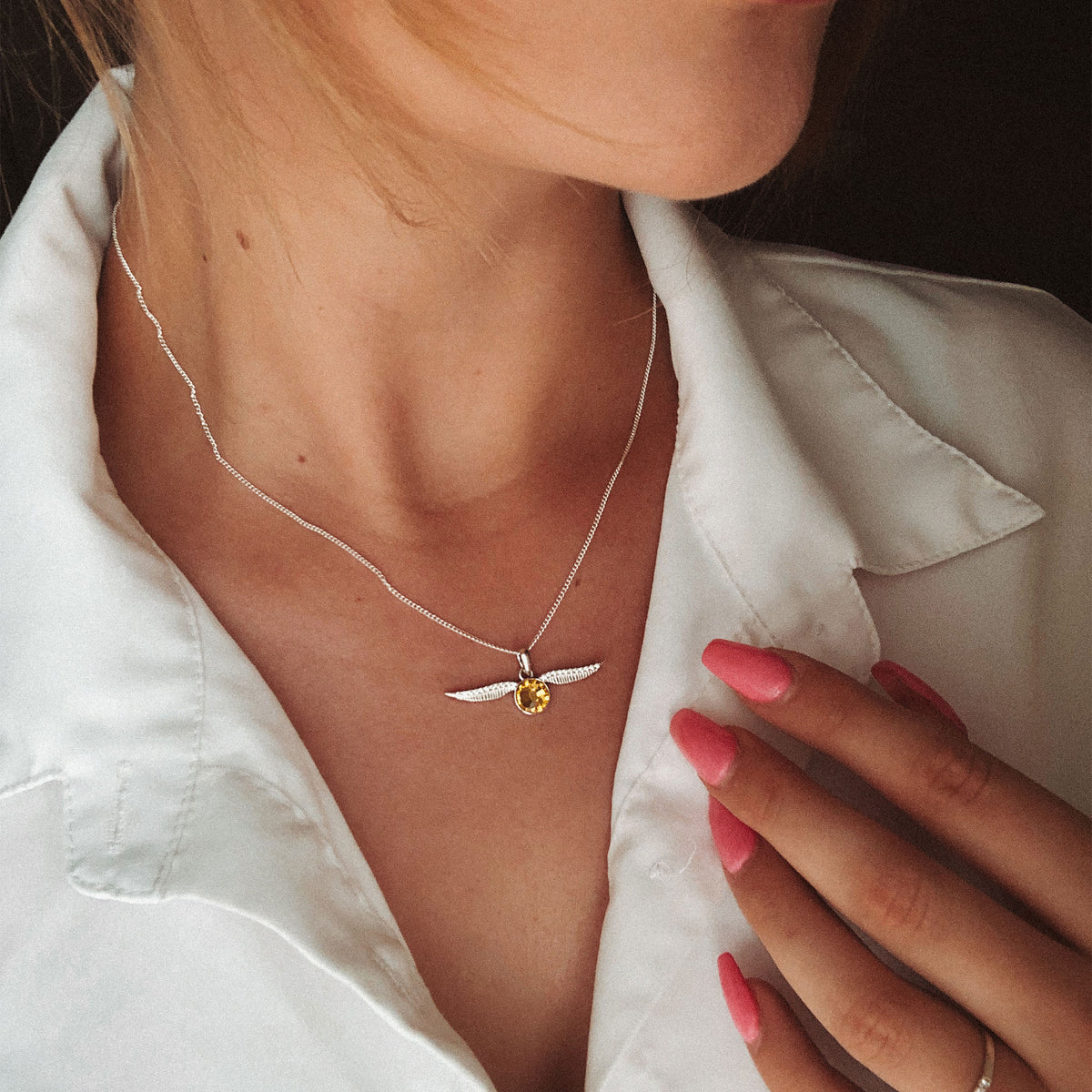 Produktbild Harry Potter - Schnatz Kette mit Kristall