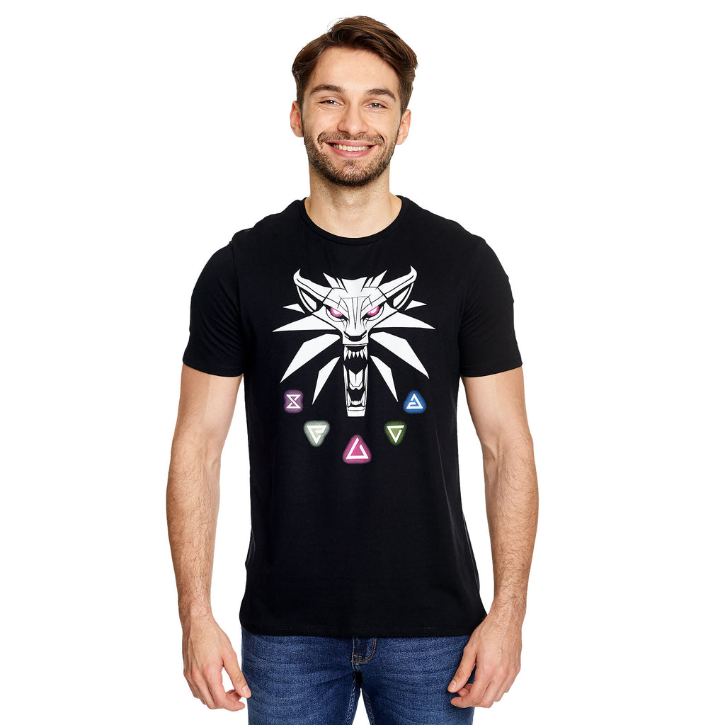 Produktbild Witcher - Hexer Zeichen T-Shirt schwarz