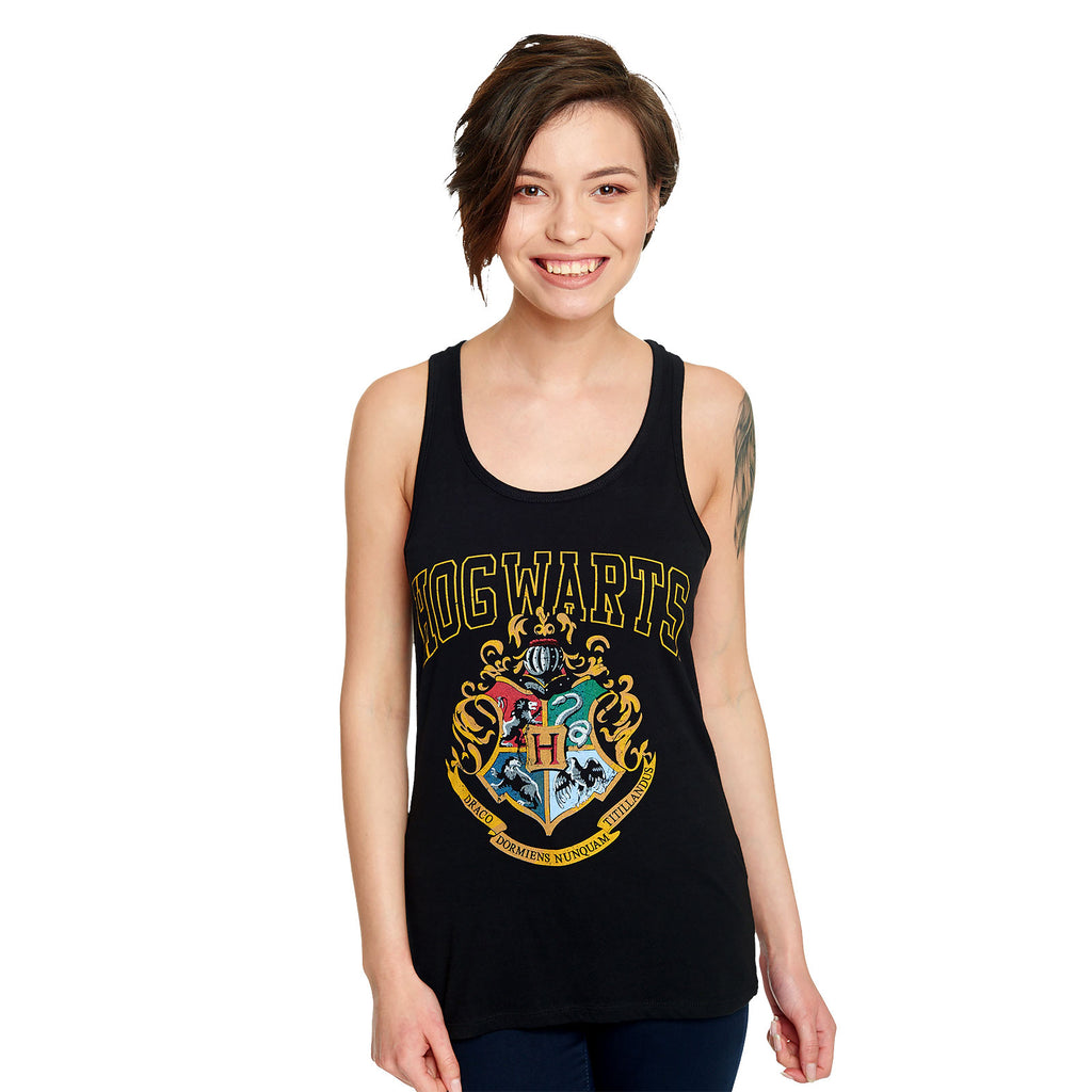 Produktbild Harry Potter - Hogwarts Wappen Tank Top schwarz