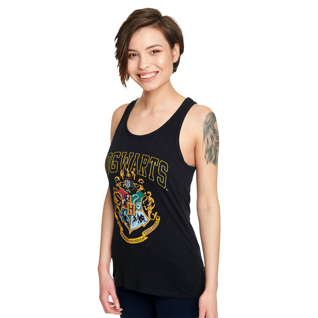 Produktbild Harry Potter - Hogwarts Wappen Tank Top schwarz