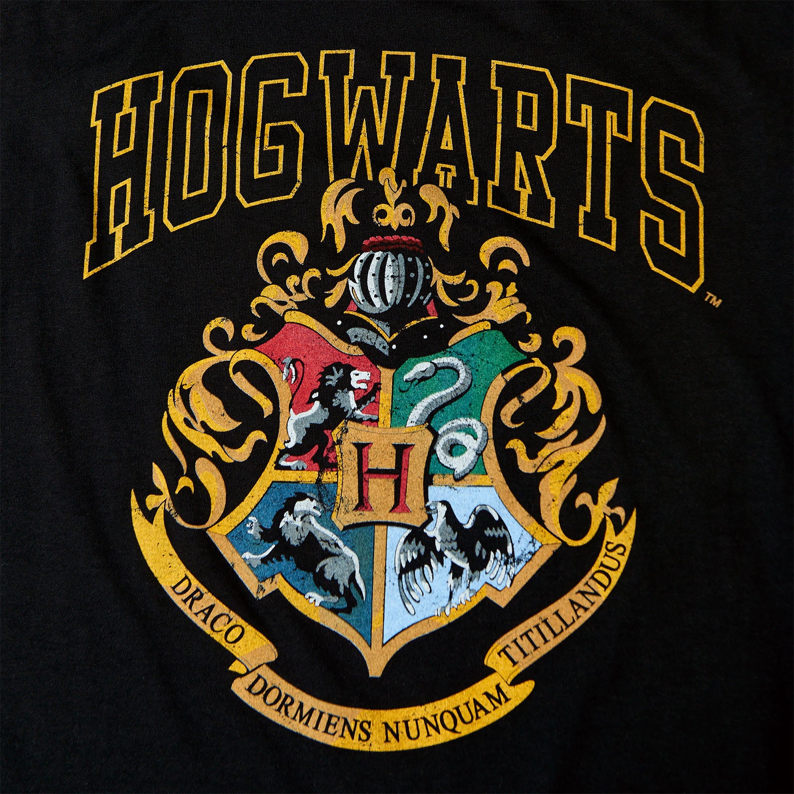 Produktbild Harry Potter - Hogwarts Wappen Tank Top schwarz